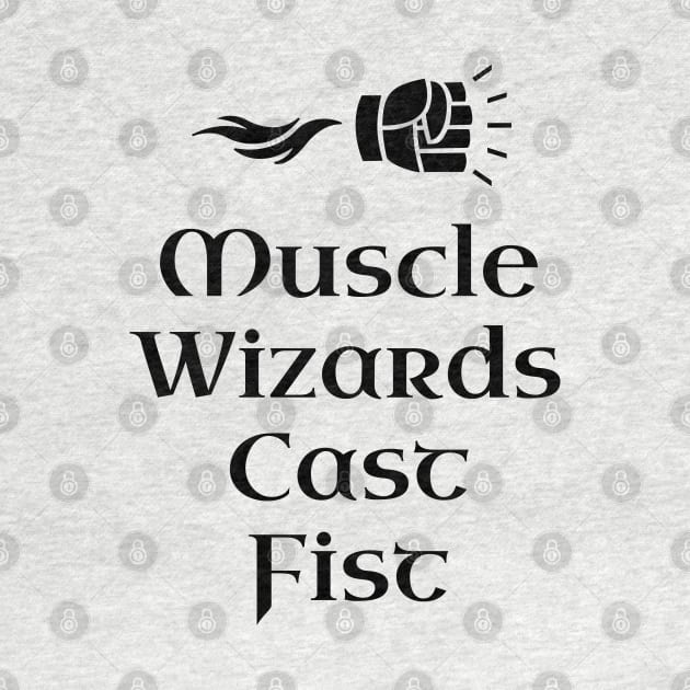 Muscle Wizards Cast Fist - RPG by pixeptional